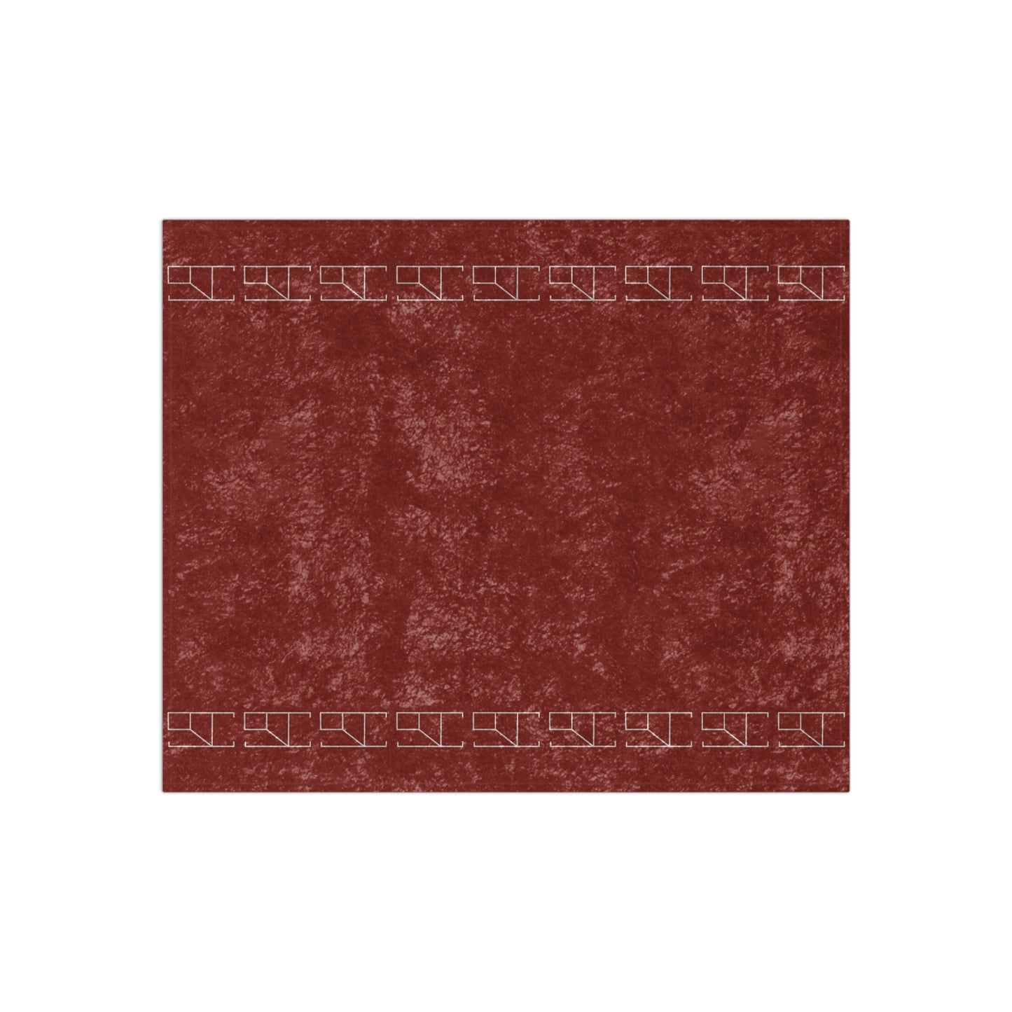 Velveteen Blanket - Burnt Umber