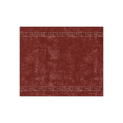 Velveteen Blanket - Burnt Umber