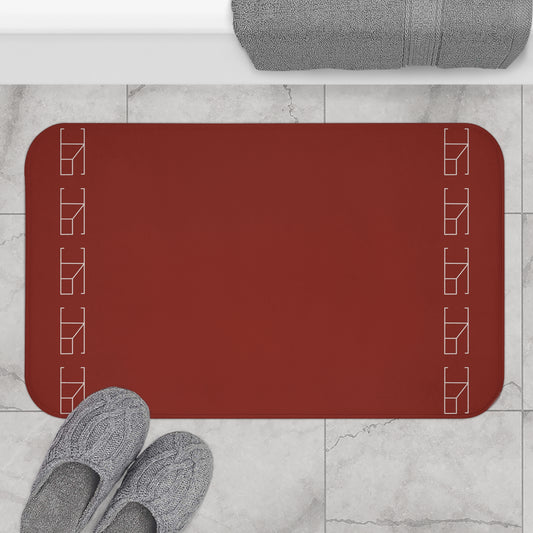 Memory Foam Bath Mat - Burnt Umber