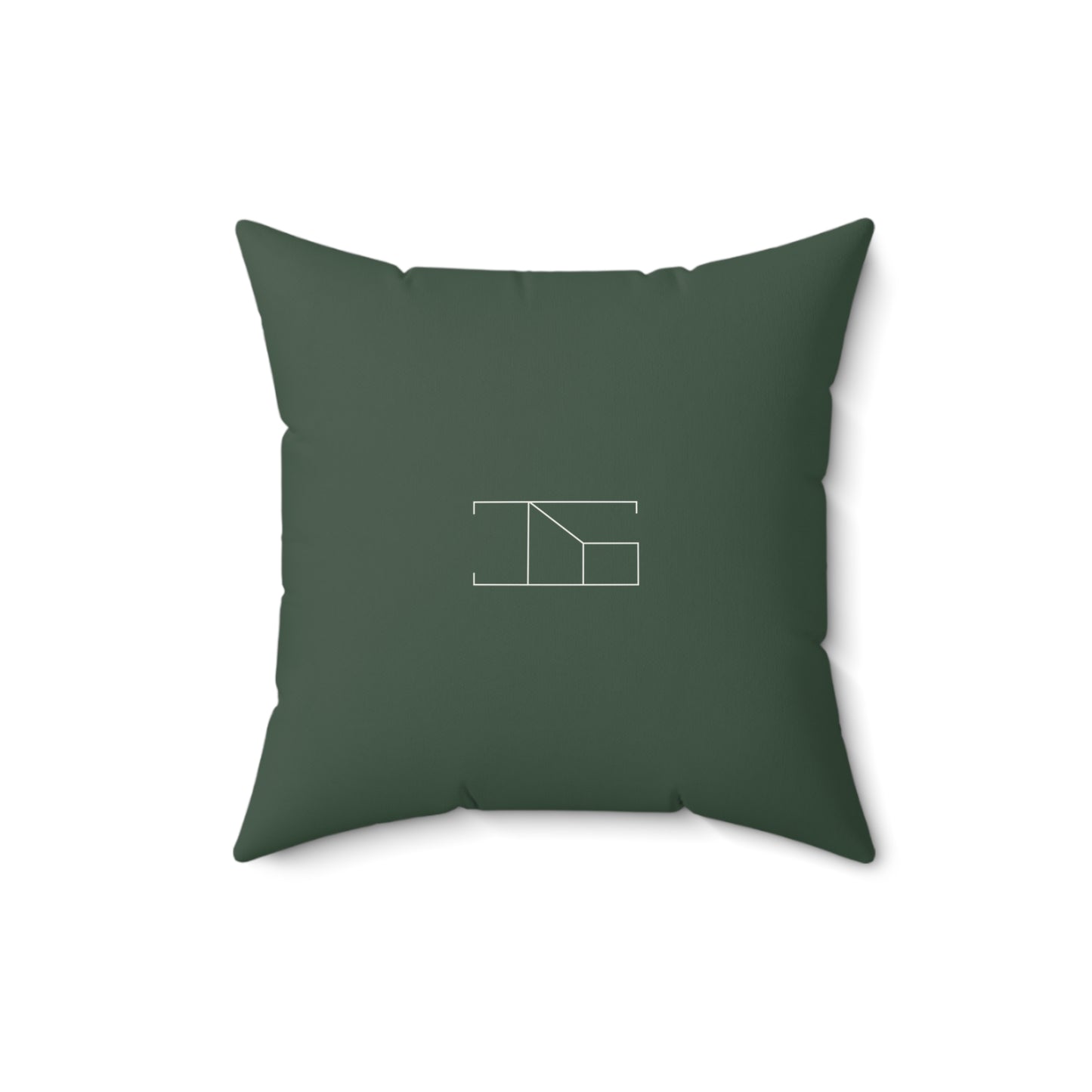 Faux Suede Throw Pillow - Forest Oliva