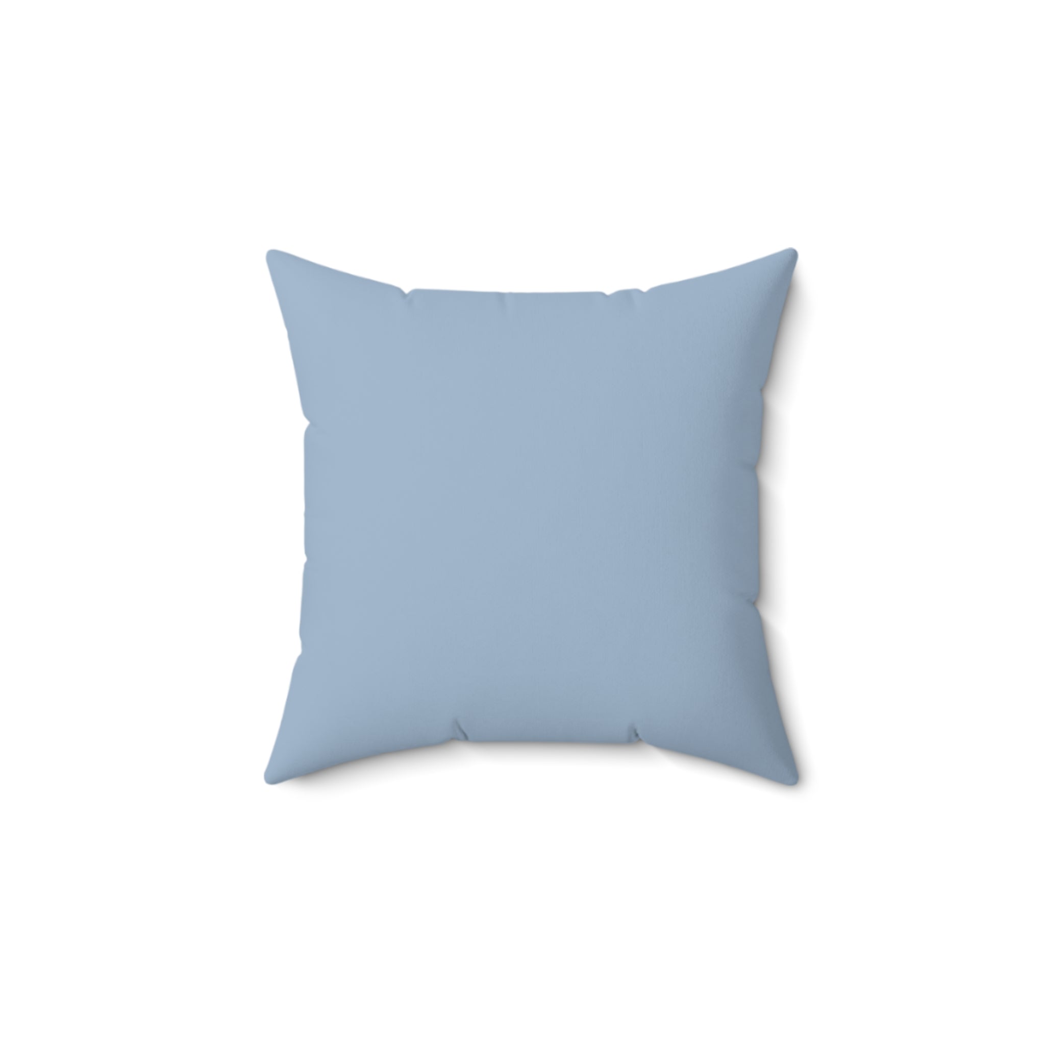 Faux Suede Throw Pillow - Blue Mist