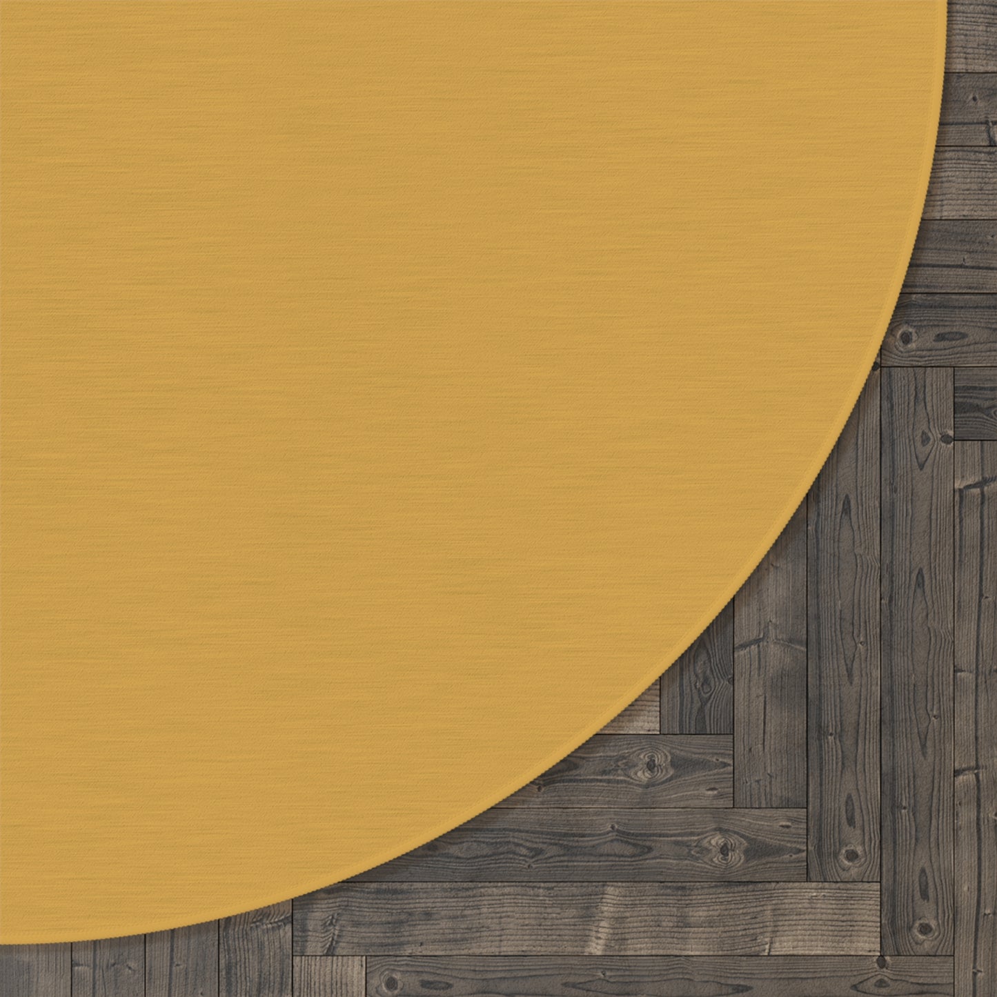 Round Rug - Hunyadi Yellow