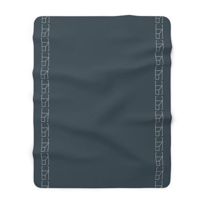 Sherpa Fleece Blanket - Charcoal