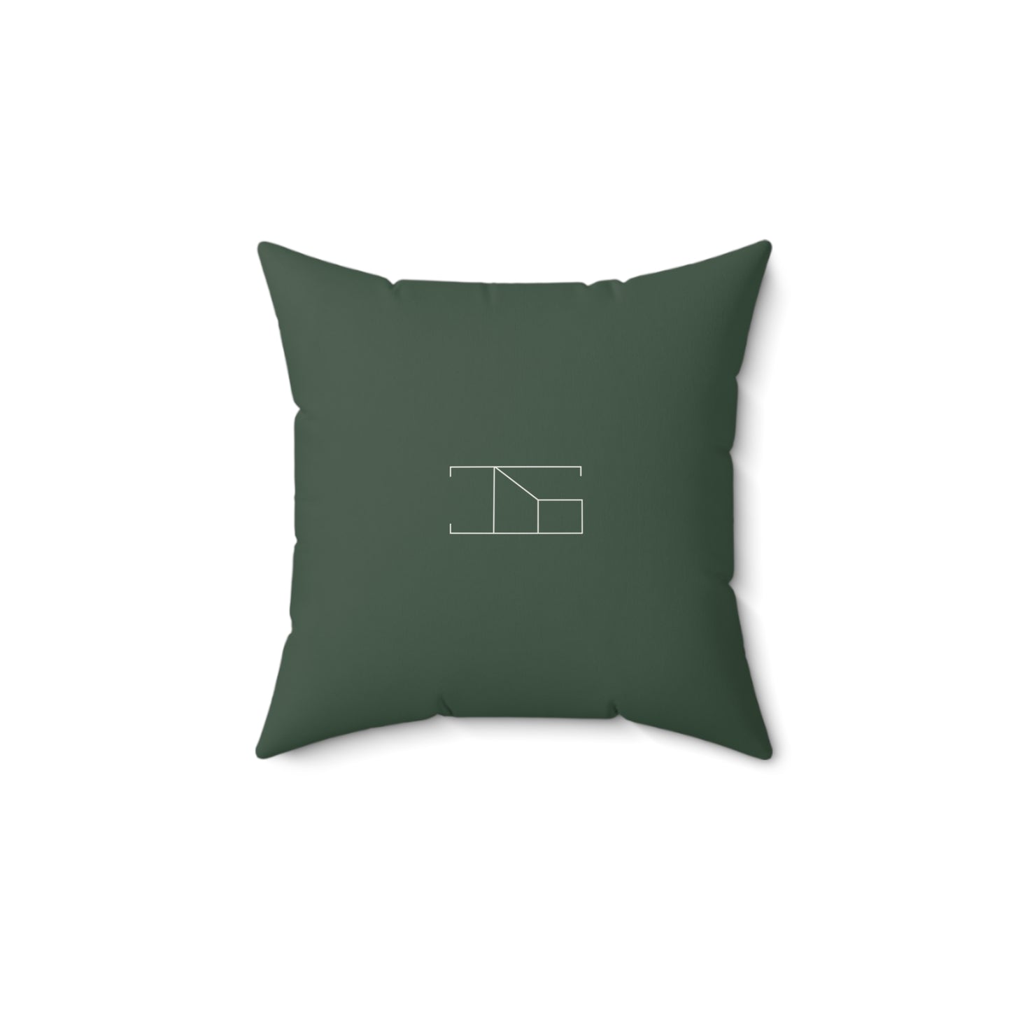 Faux Suede Throw Pillow - Forest Oliva