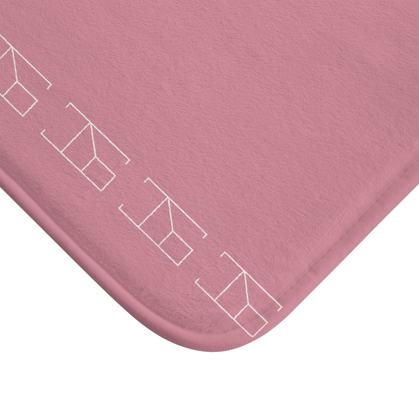 Memory Foam Bath Mat - Vintage Puce Pink