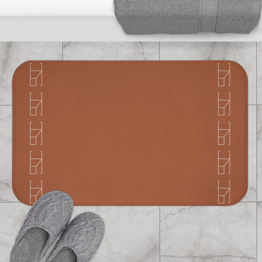 Memory Foam Bath Mat - Brown Sugar