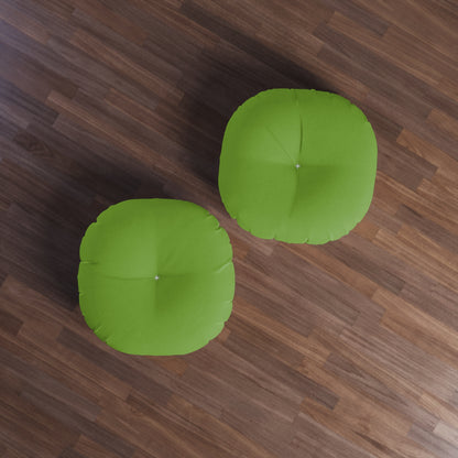 Round Tufted Floor Pillow - Matcha