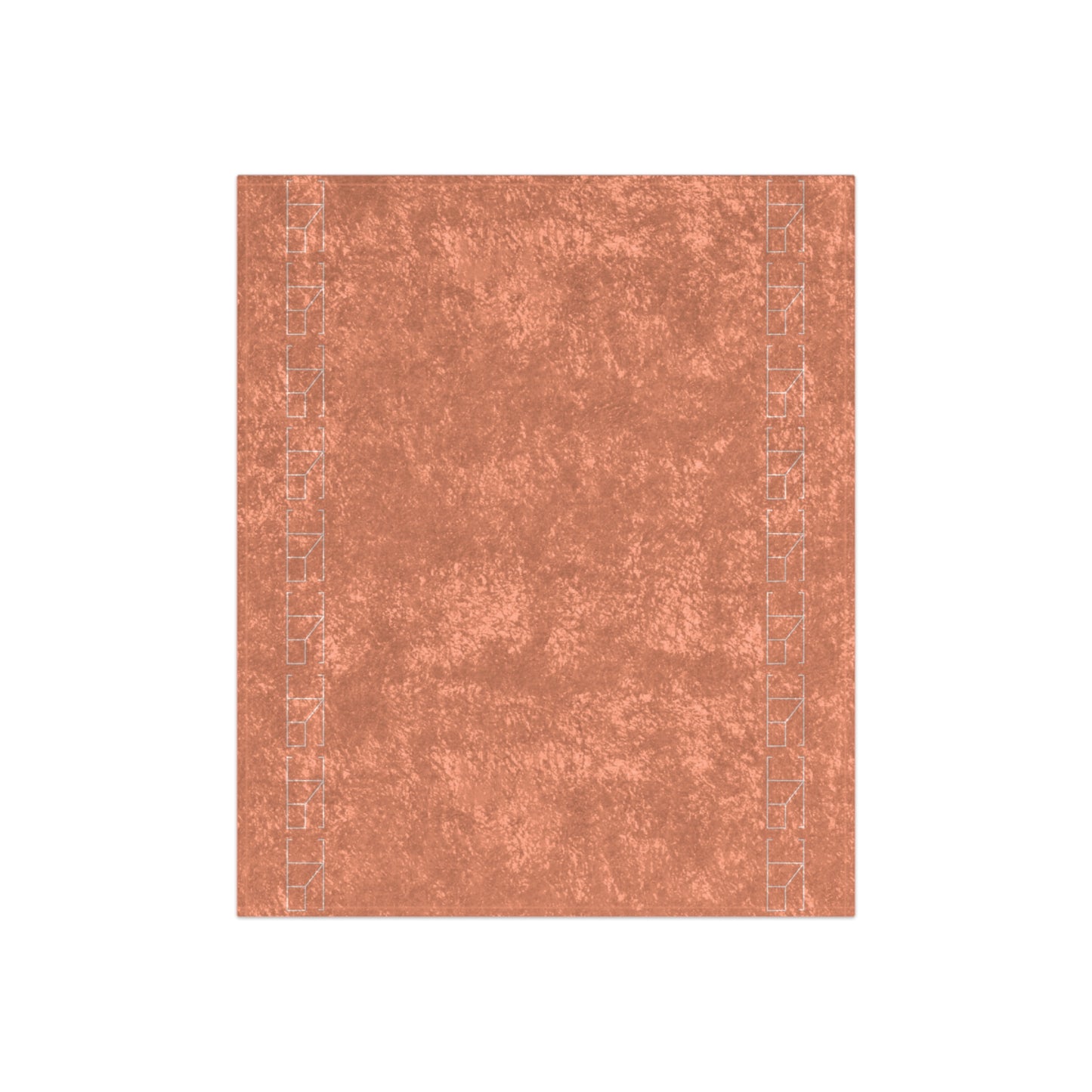 Velveteen Blanket - Tangerine