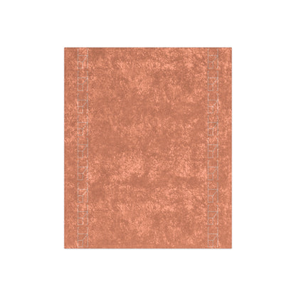 Velveteen Blanket - Tangerine