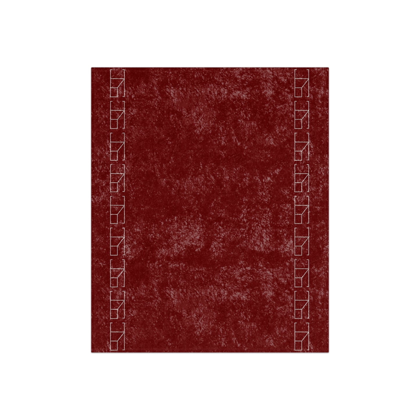 Velveteen Blanket - Barn Red 28