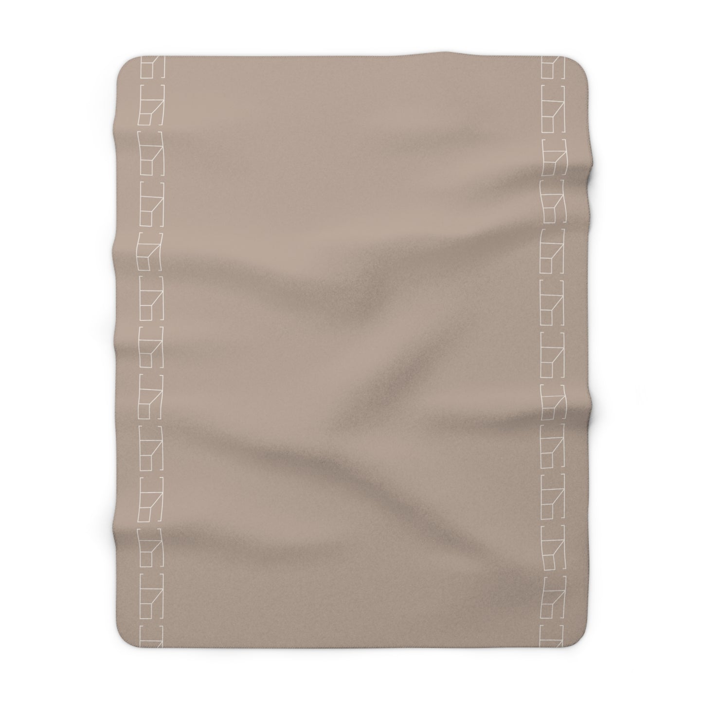 Sherpa Fleece Blanket - Desert Khaki