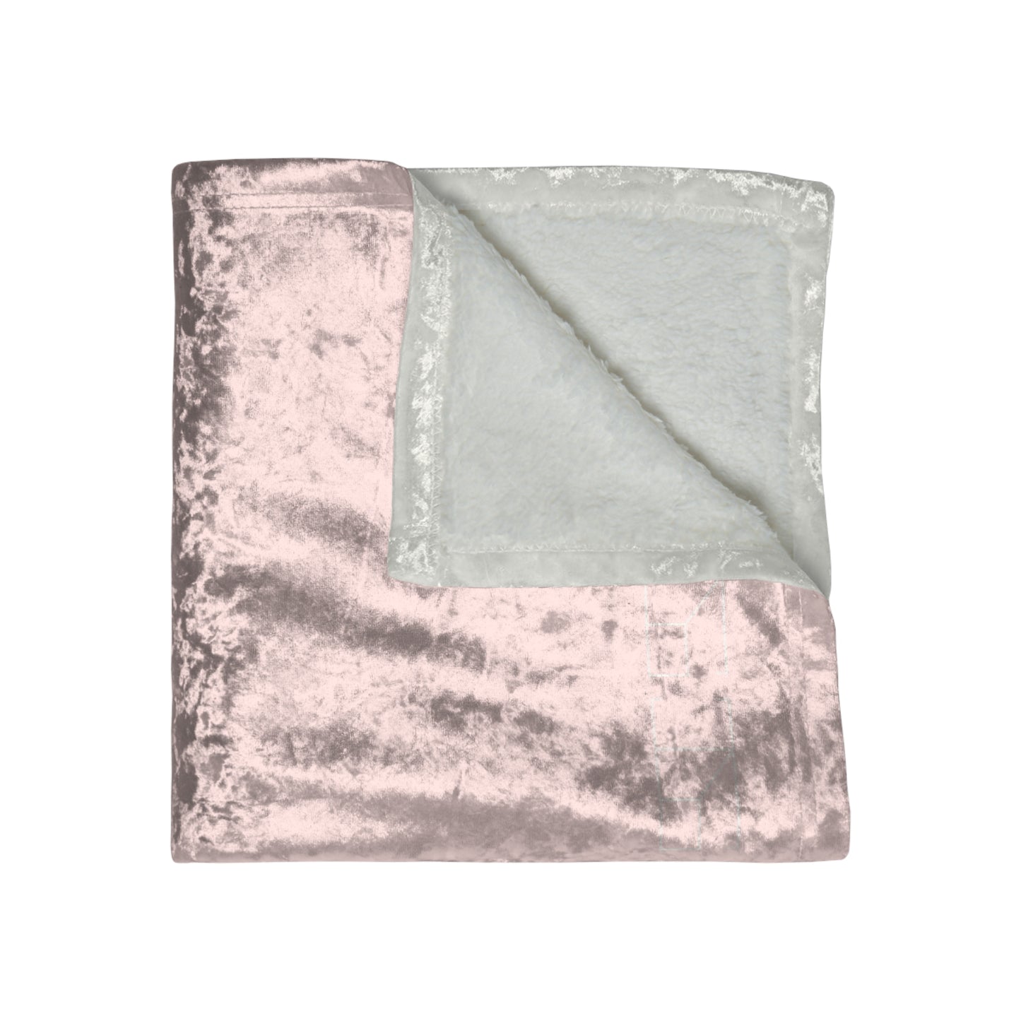 Velveteen Blanket - Misty Rose