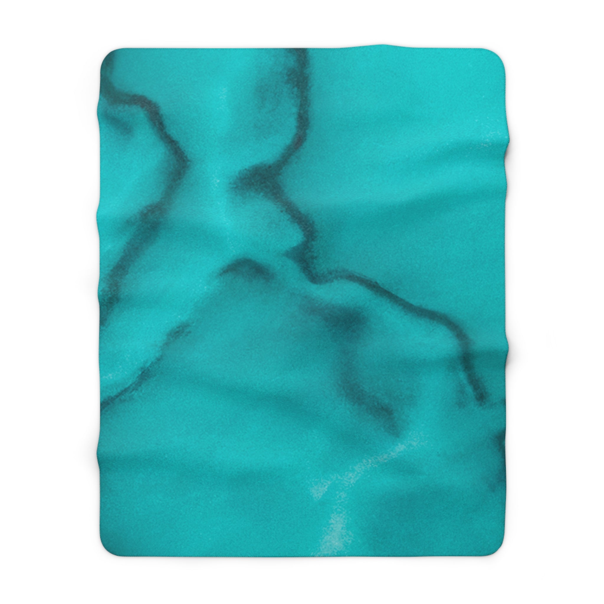 Sherpa Fleece Blanket - Azure Alchemy Collection