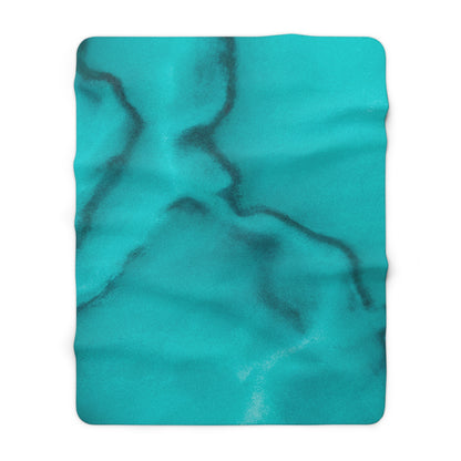 Sherpa Fleece Blanket - Azure Alchemy Collection