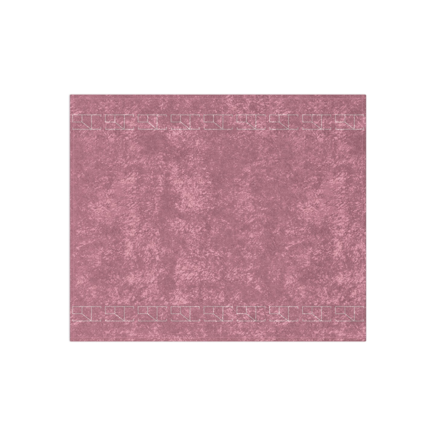 Velveteen Blanket - Vintage Puce Pink