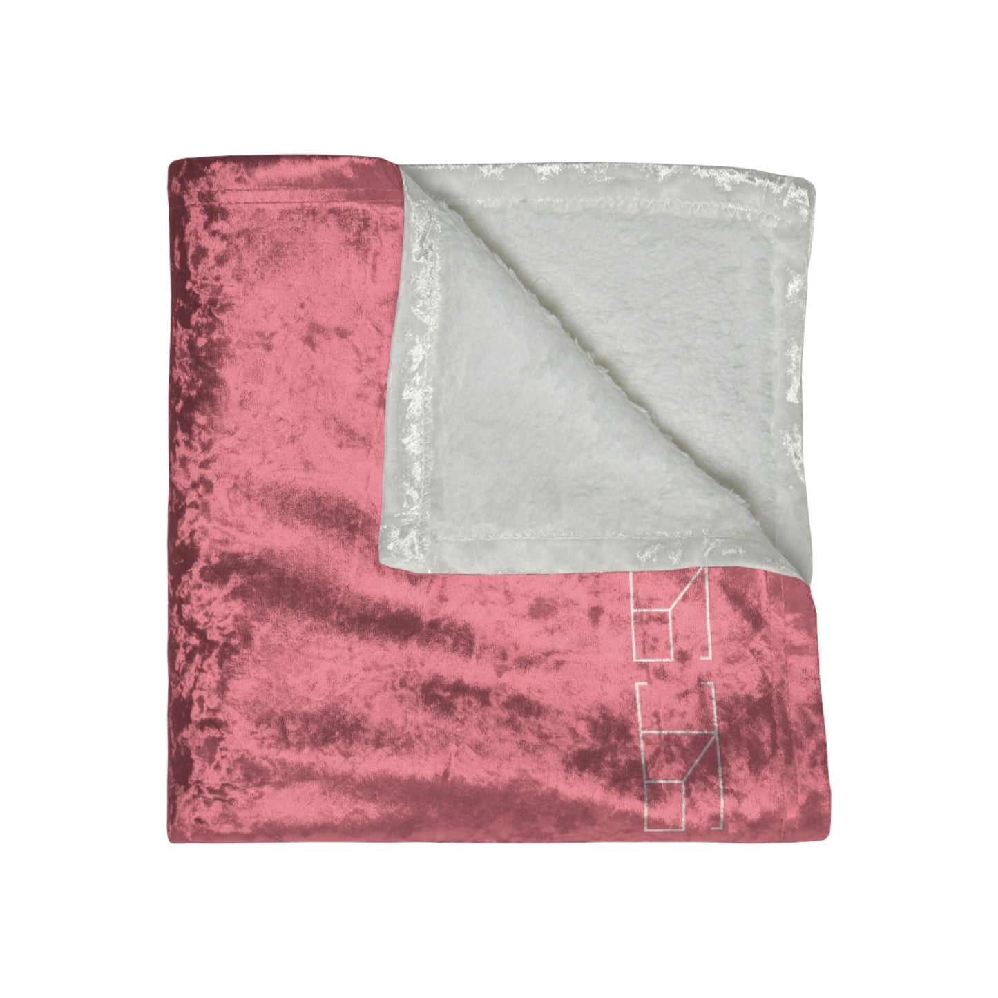 Velveteen Blanket - Light Coral