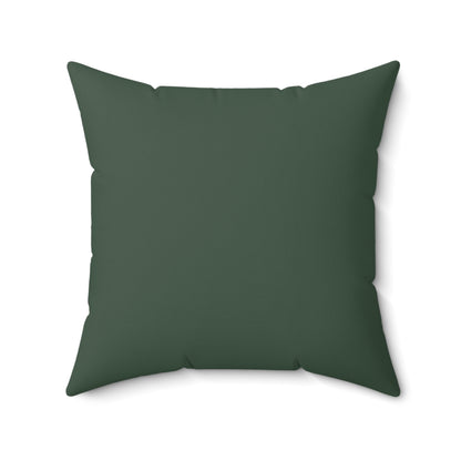 Faux Suede Throw Pillow - Forest Oliva