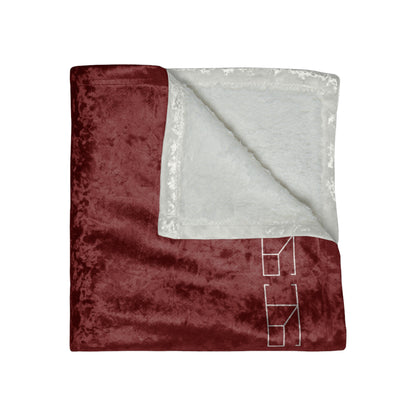 Velveteen Blanket - Barn Red 28