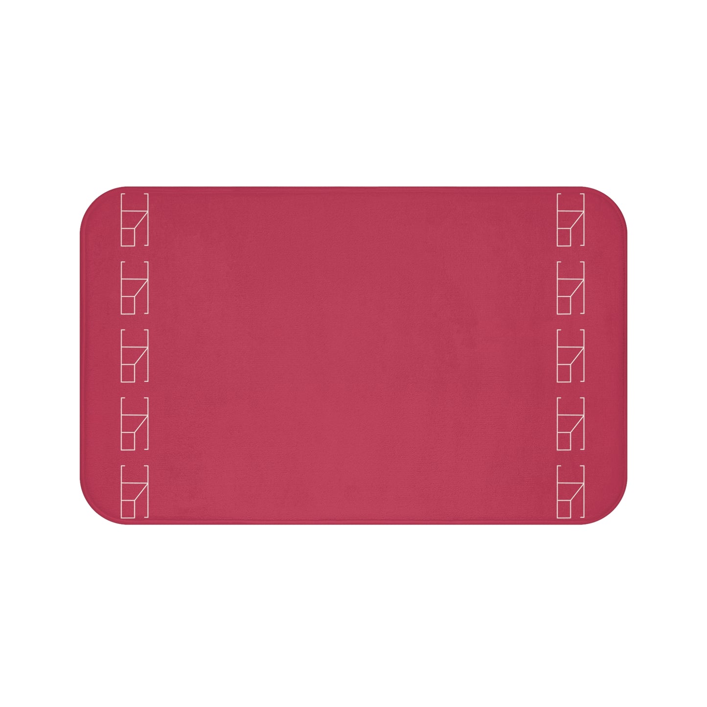 Memory Foam Bath Mat - Cerise