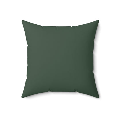 Faux Suede Throw Pillow - Forest Oliva