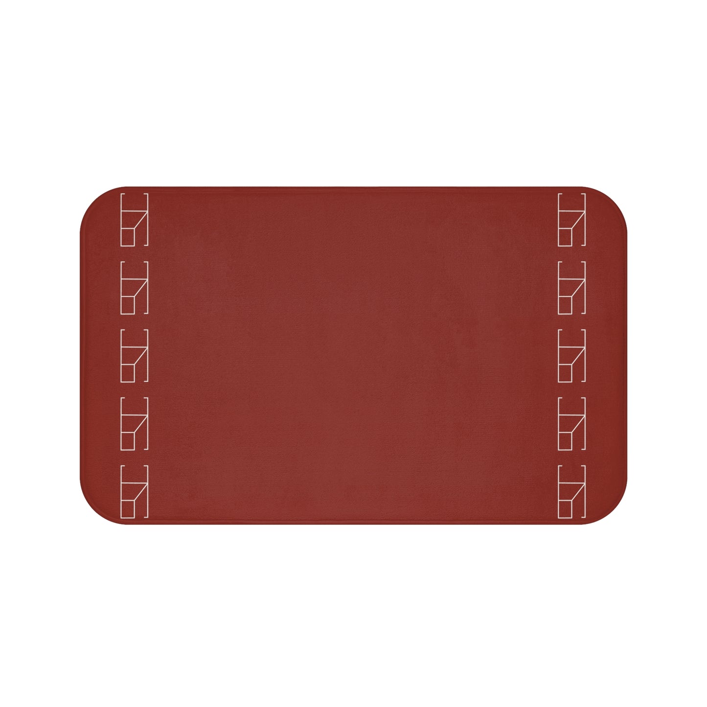 Memory Foam Bath Mat - Burnt Umber