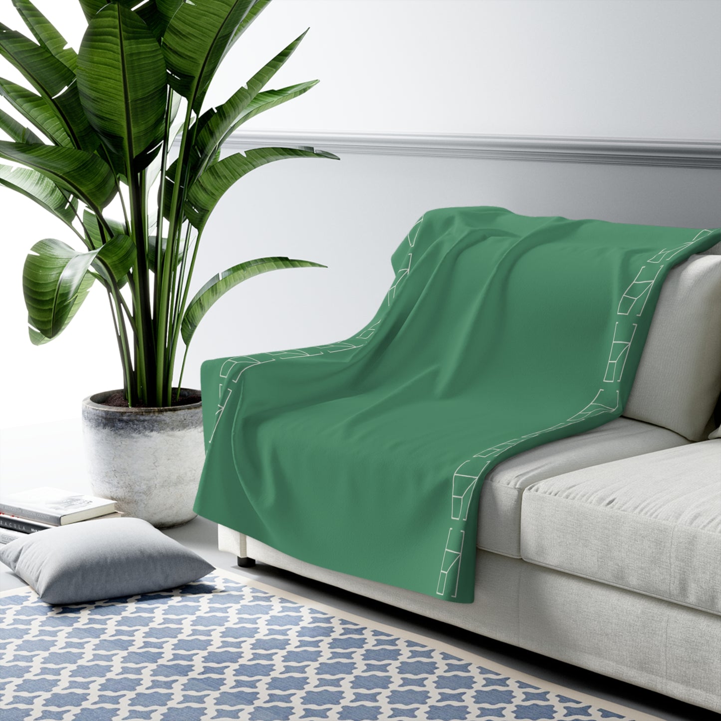 Sherpa Fleece Blanket - Lago Verde