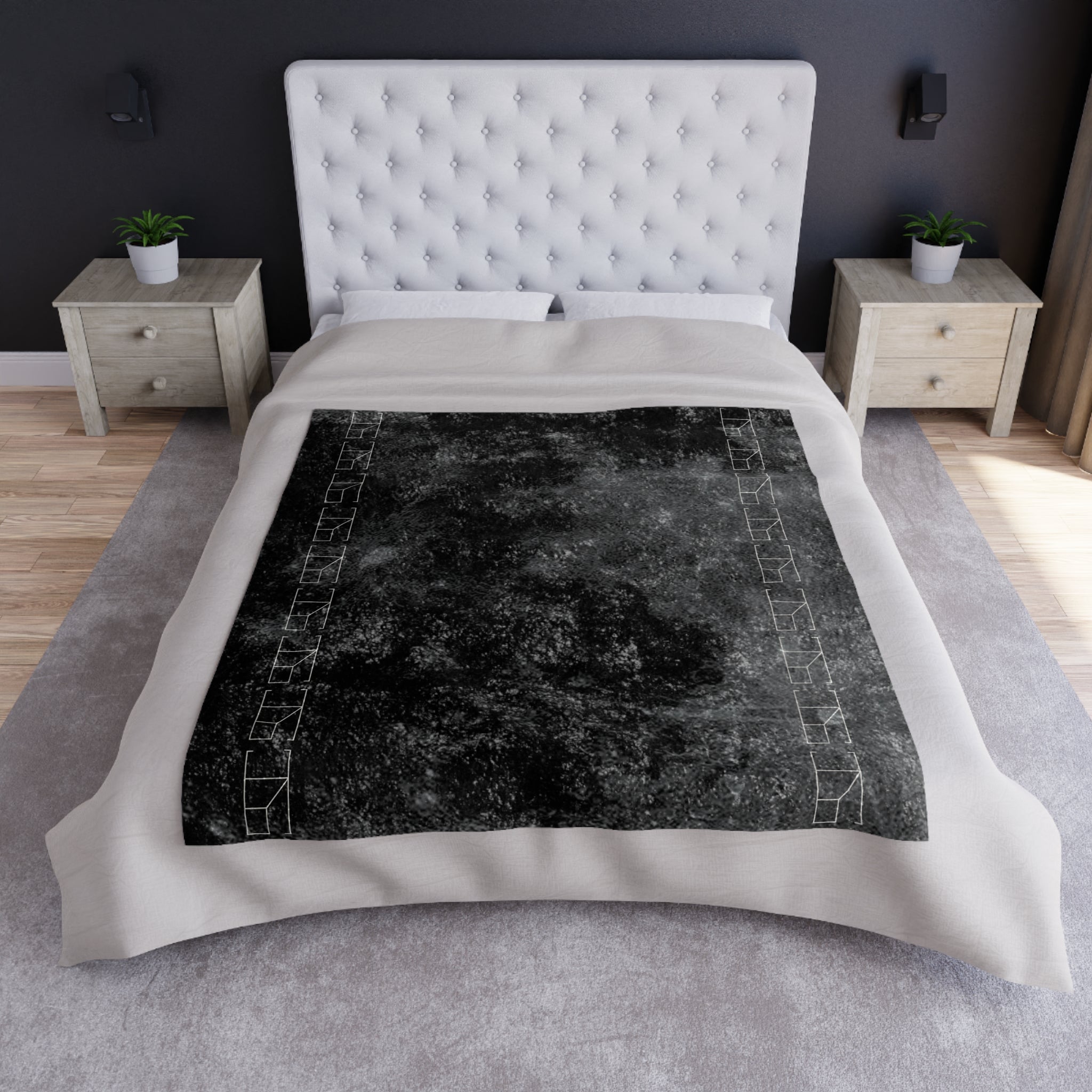 Nocturnal Silence Collection - Velveteen Blanket