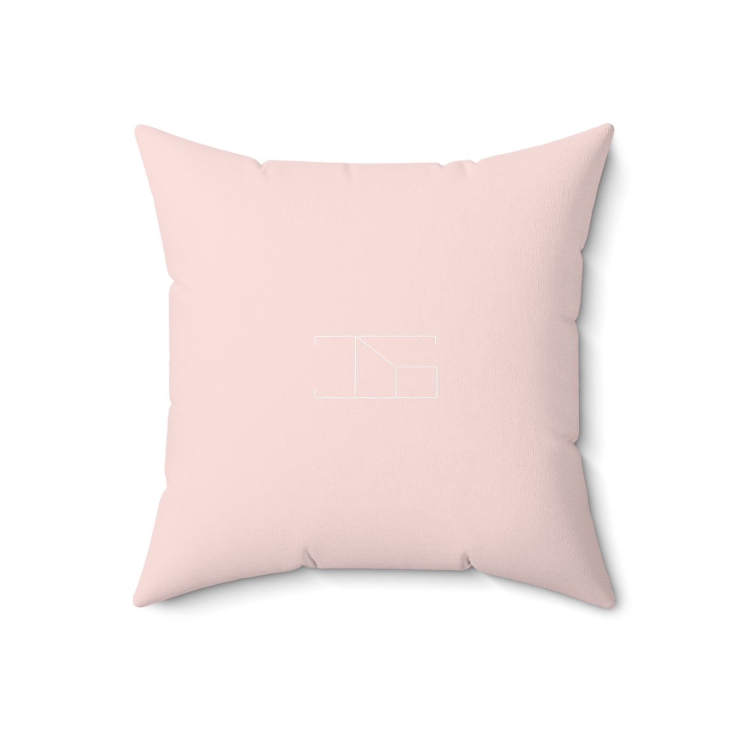 Faux Suede Throw Pillow - Misty Rose