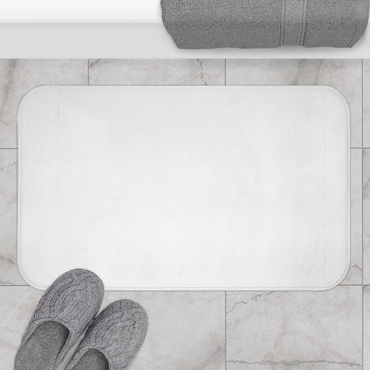 Memory Foam Bath Mat - Pure White