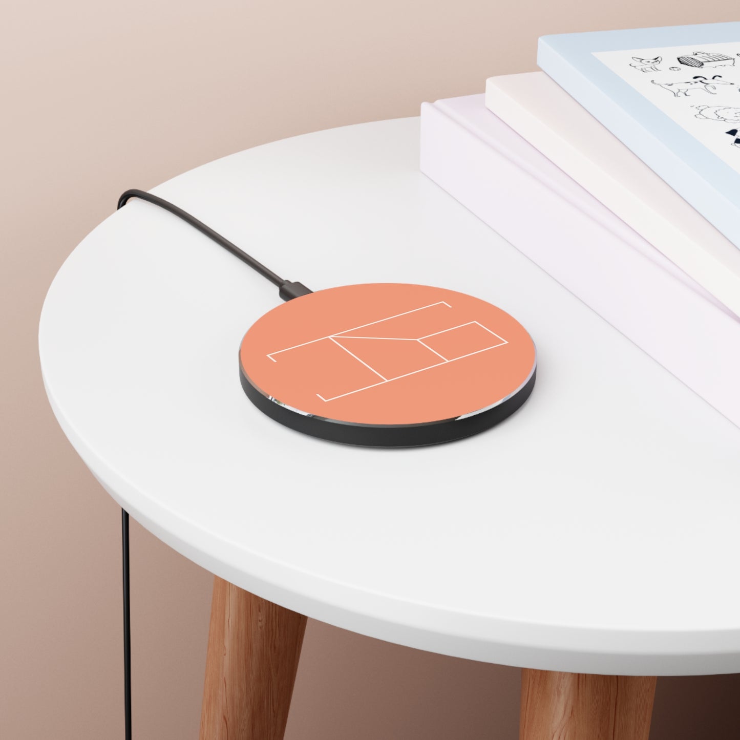 Wireless Charger - Tangerine