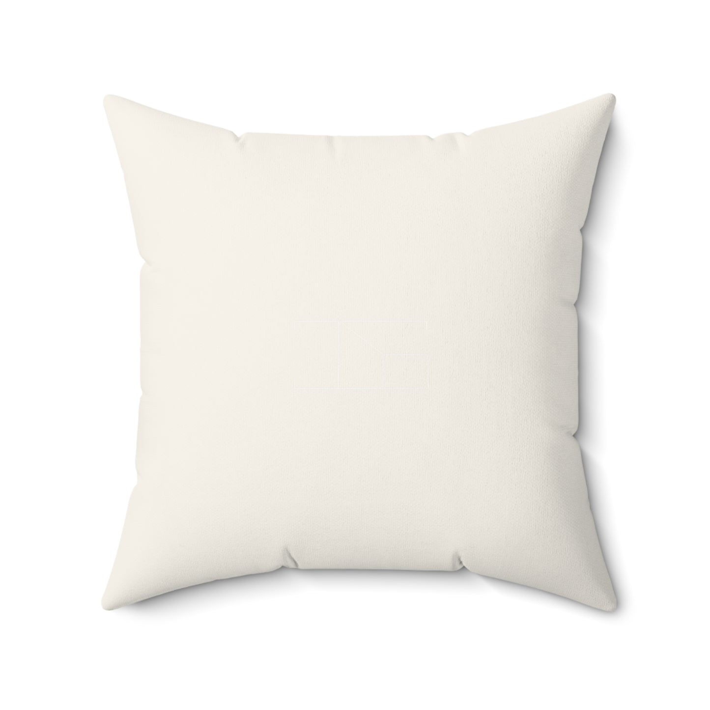 Faux Suede Throw Pillow - Bone White