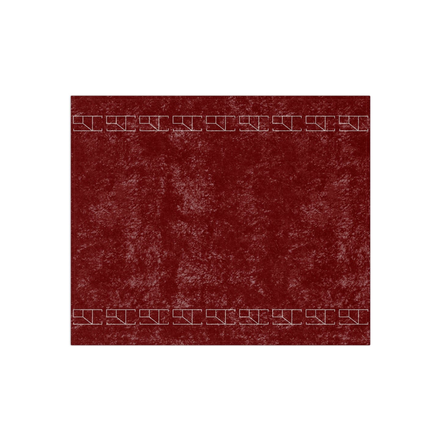 Velveteen Blanket - Barn Red 28