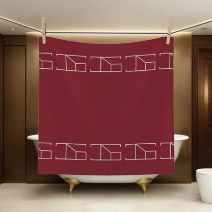 Face Towel - Burgundy