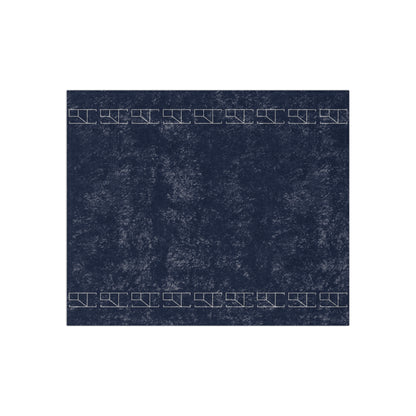 Velveteen Blanket - Night Cobalt