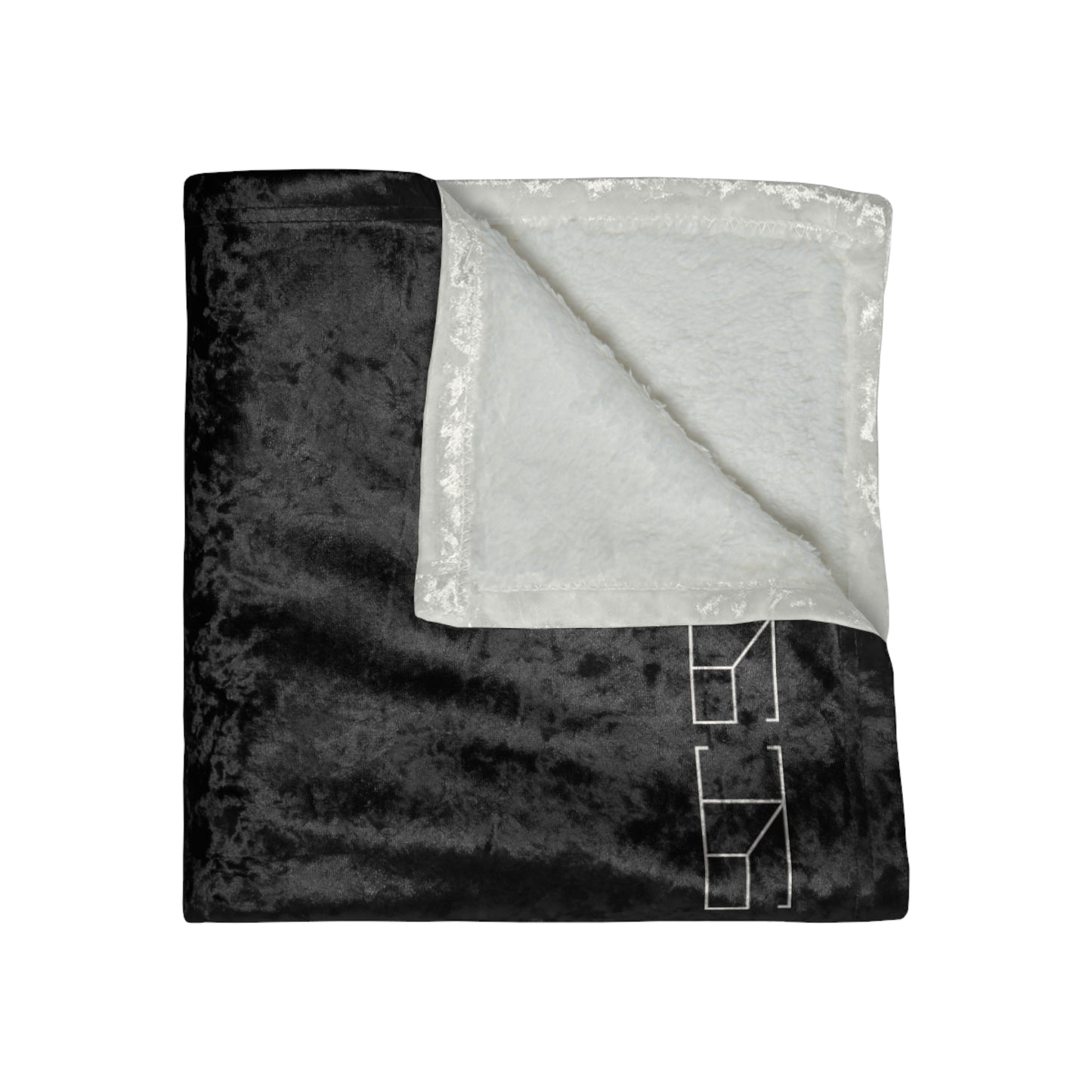 Velveteen Blanket - Obsidian Noir