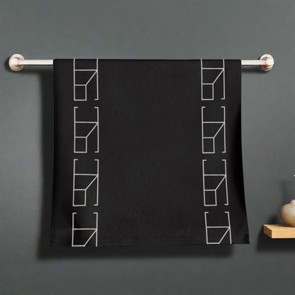 Hand Towel - Obsidian Noir