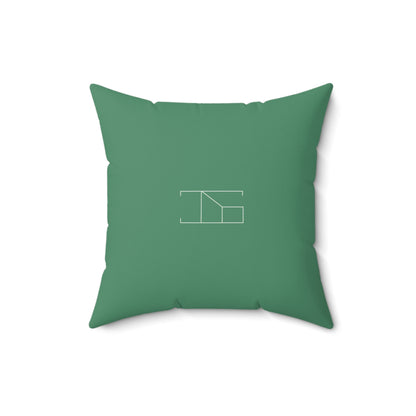 Faux Suede Throw Pillow - Lago Verde