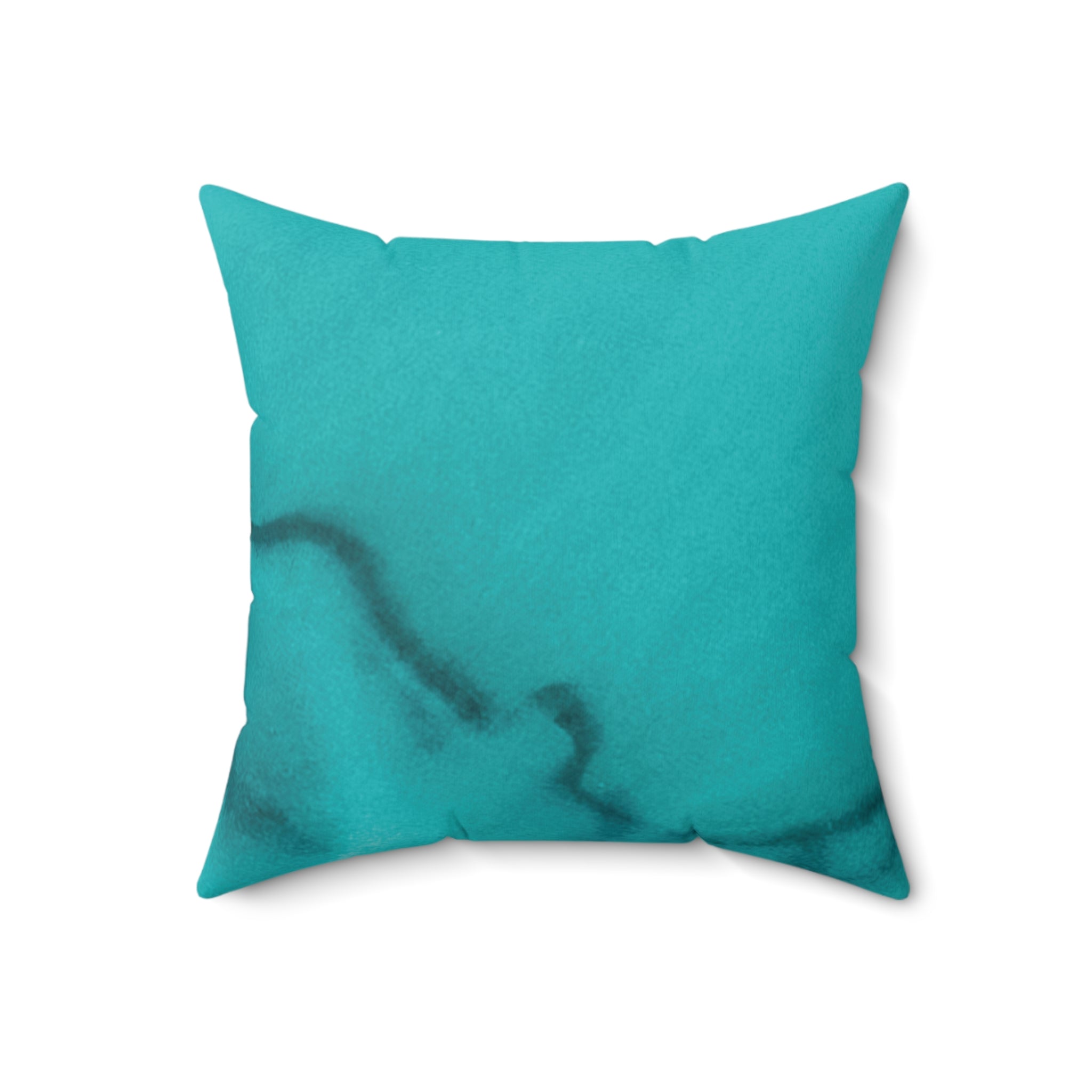 Azure Alchemy Collection - Faux Suede Throw Pillow