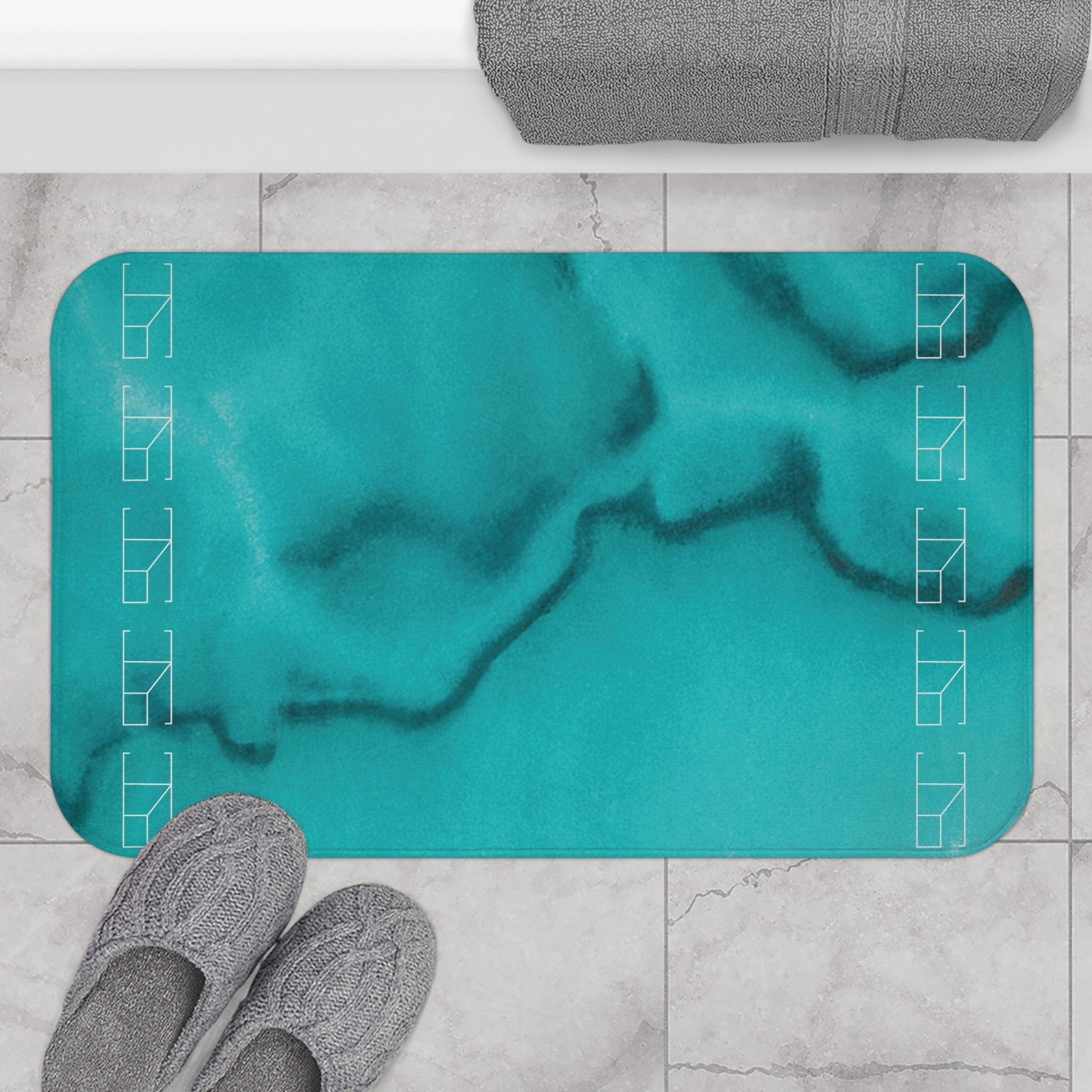 Azure Alchemy Collection - Memory Foam Bath Mat