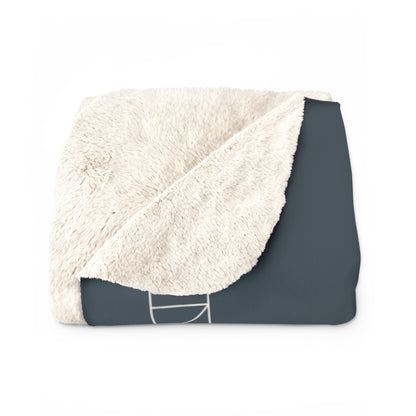 Sherpa Fleece Blanket - Charcoal