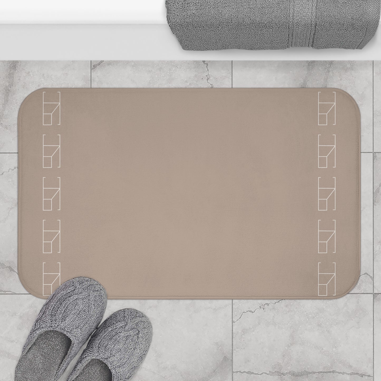 Memory Foam Bath Mat - Desert Khaki