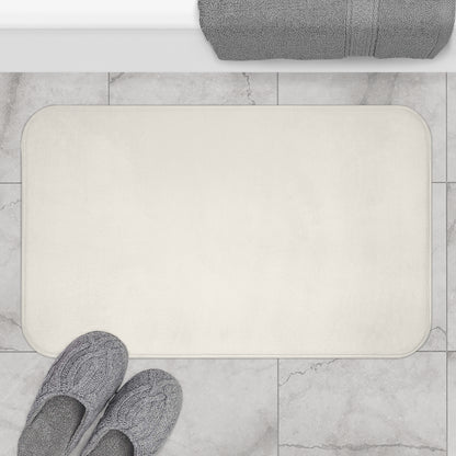 Memory Foam Bath Mat - Bone White