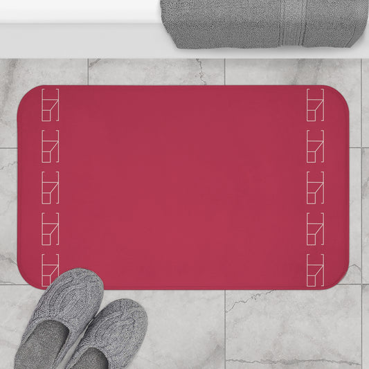 Memory Foam Bath Mat - Cerise