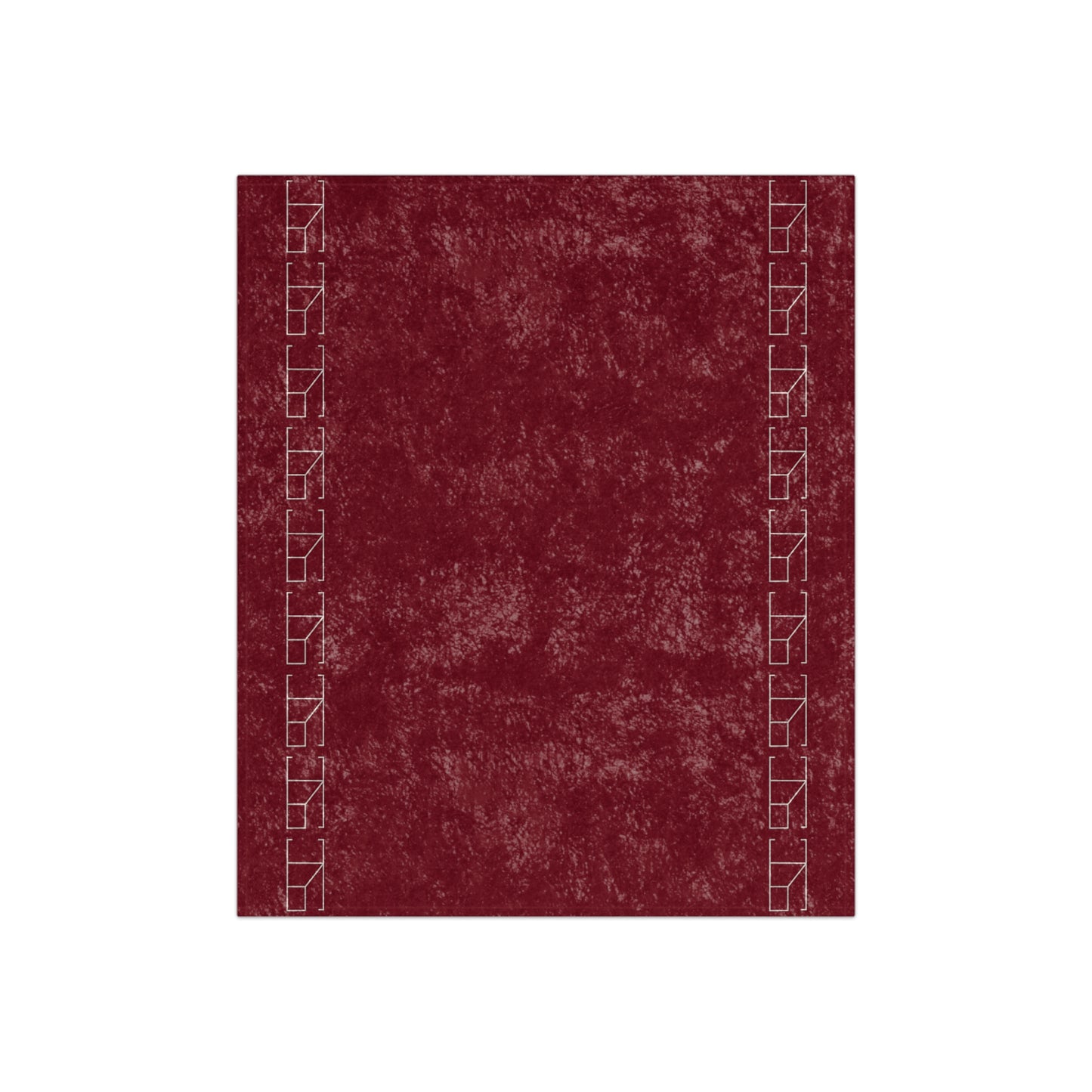 Velveteen Blanket - Burgundy