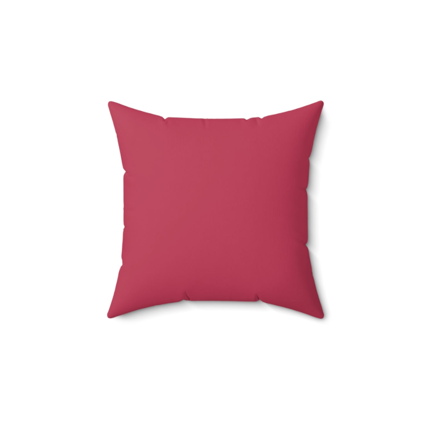 Faux Suede Throw Pillow - Cerise