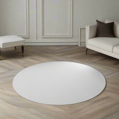 Round Rug - Pure White