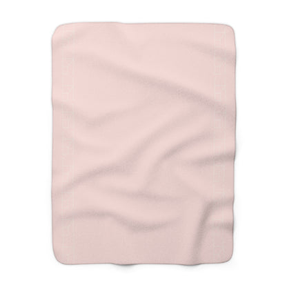 Sherpa Fleece Blanket - Misty Rose