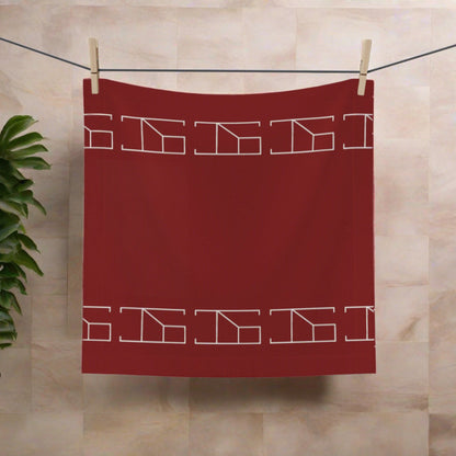 Face Towel - Barn Red 28