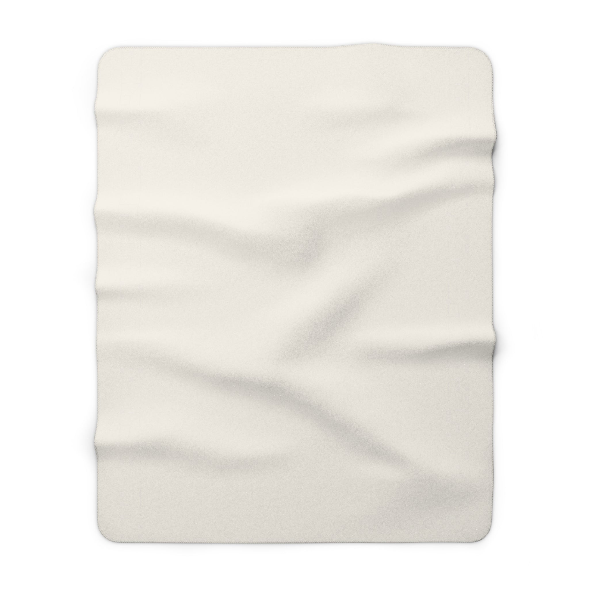 Sherpa Fleece Blanket - Bone White