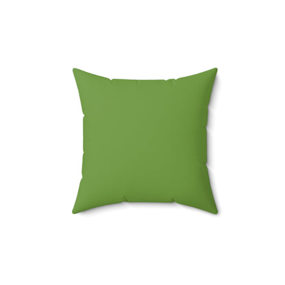 Faux Suede Throw Pillow - Matcha